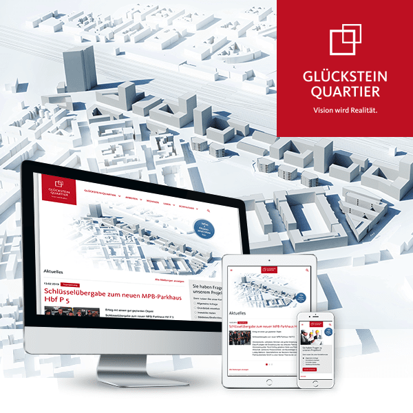 Website zum Glückstein-Quartier Website zum Glückstein-Quartier