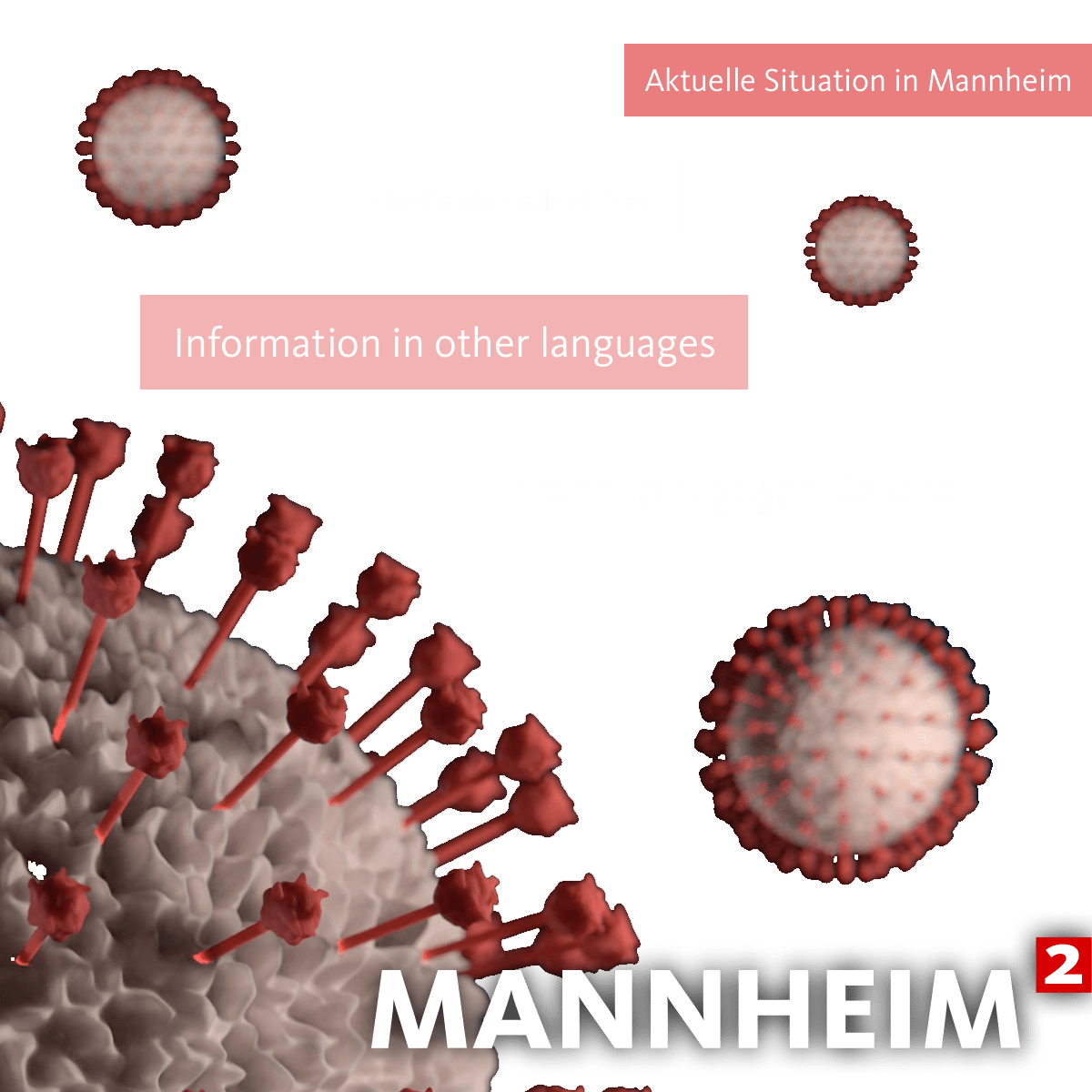 Corona-Infoseite für Bürgerportal mannheim.de