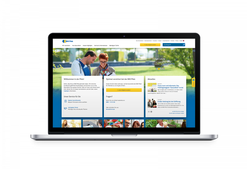 Bkkpfalz.de Bkkpfalz.de - Corporate Website