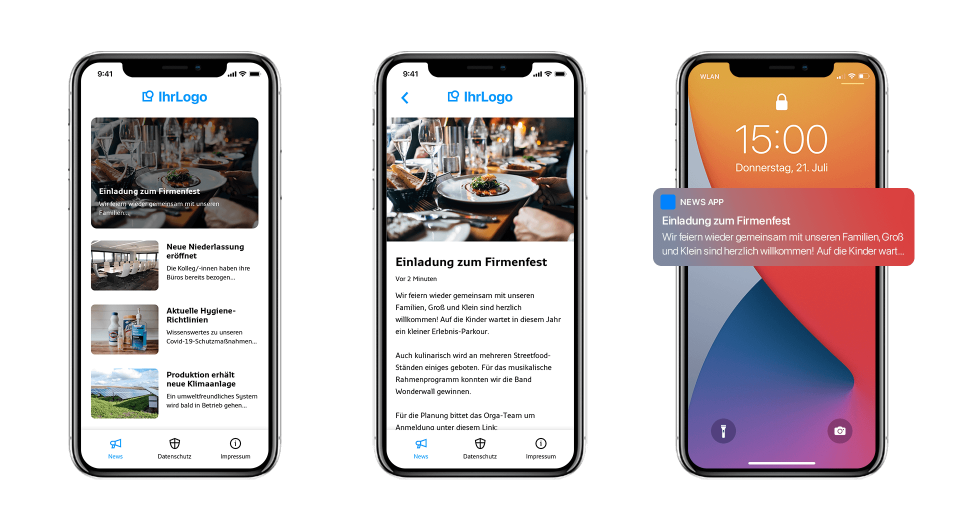 News-App von UEBERBIT News-App von UEBERBIT