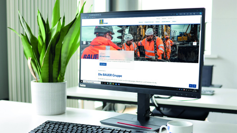 Web platform of the BAUER Group