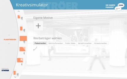 Kreativsimulator Werbeträger