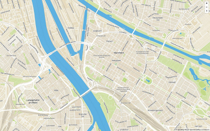 Kartenbeispiel Style OSM Basic