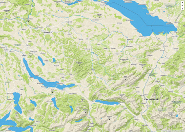Kartenbeispiel Style OSM Terrain