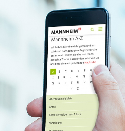 Mannheim auch mobil von A-Z