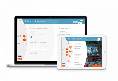 Web-App für Werbeplanung bei Ströer Web-App für Werbeplanung bei Ströer