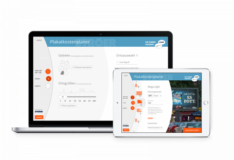 Web-App für Werbeplanung bei Ströer